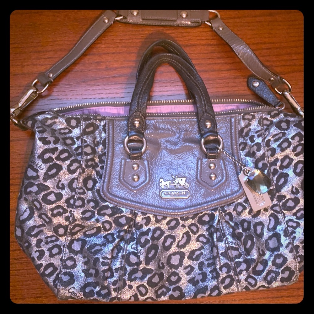 COACH Ocelot Pattern Purse